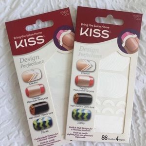 2 Kiss Nail Design Perfection French Tip